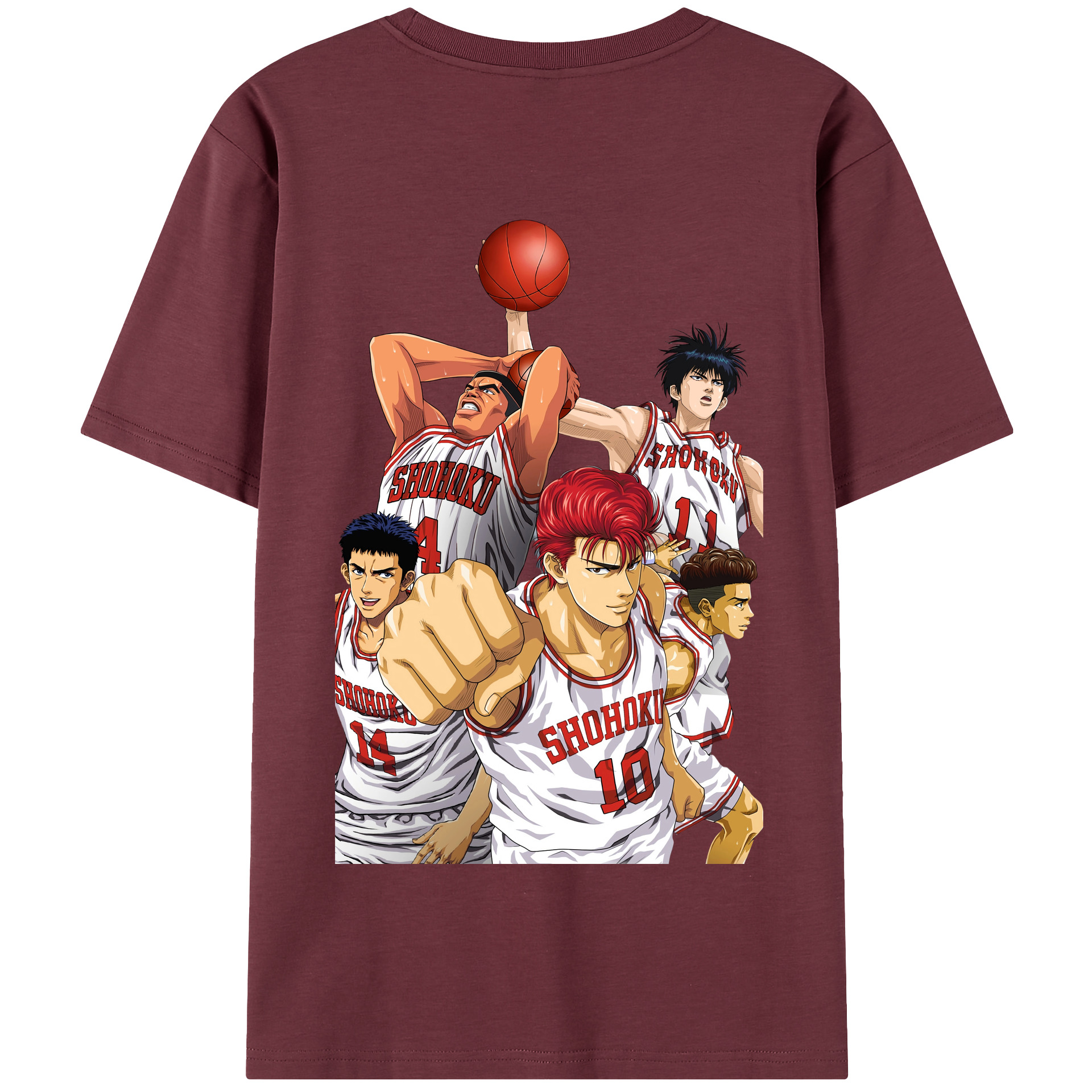 （画像用） SLAM DUNK／スラムダンク 綿100％半袖Tシャツ（背面プリント）